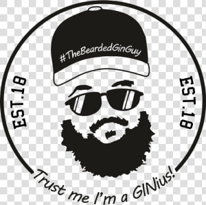 Transparent White Beard Png   Beard Logo Design Hd  Png Download