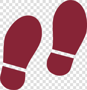 Shoe Prints Icon   Clip Art Foot Step  HD Png Download