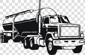 Car Tank Truck Semi trailer Truck Clip Art   Oil Truck Clip Art  HD Png Download