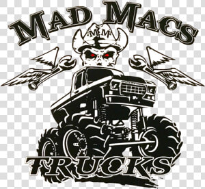 Mad Macs Trucks Logo   Cartoon  HD Png Download