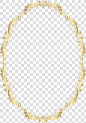 Oval Frame Transparent Clip Art Image   Oval Gold Frame Png  Png Download