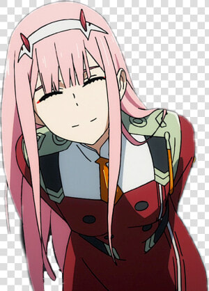  zerotwo  anime  darlinginthefranxx  animegirl  smile   Darling In The Franxx 002  HD Png Download