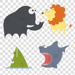 Cute Animals Vector Set 8 Photoshop Brush   Cartoon  HD Png Download