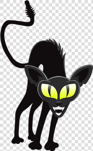 Black Cat Halloween Whiskers Witch   Cat Halloween Png  Transparent Png