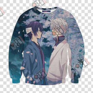 Gintama Gintoki And Shinsuke Takasugi 3d Sweater   Shinsuke Takasugi  HD Png Download