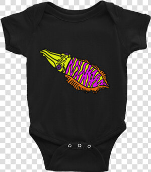 Cuttlefish Onesie   Infant Bodysuit  HD Png Download