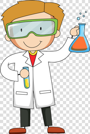 Stock Photography Scientist Vector Graphics Science   Male And Female Cartoon Scientists  HD Png Download