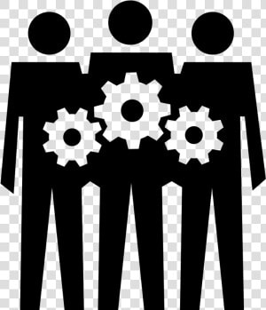 Transparent Teamwork Clipart Png   Teamwork Black And White Png  Png Download