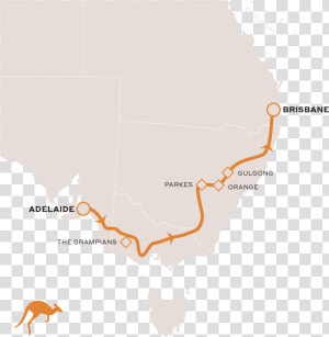 Macdonnell Ranges Map Australia  HD Png Download