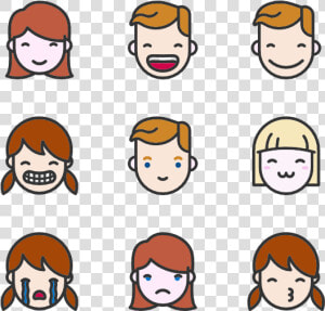 Facial Expression Cartoon Png  Transparent Png