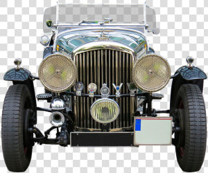 Vehicle  Oldtimer  Bentley  Auto  Automotive  Old   Vintage Car Front View Png  Transparent Png