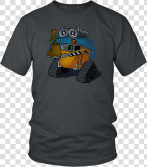 Wall e Finds Groot   Larry Bernandez T Shirt  HD Png Download