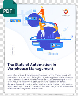 State Of Automation In Warehouse Management Cover   Supply Chain Warehouse Management Logo  HD Png Download