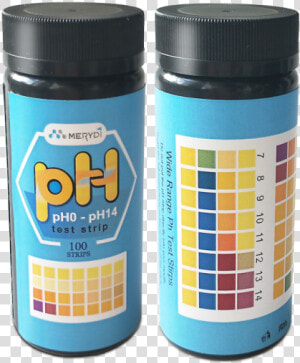 Urine And Vaginal Ph Test Strips Ph Test Paper Water   Bottle  HD Png Download