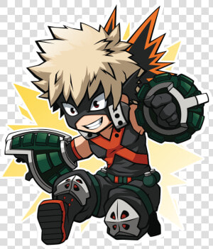 My Hero Academia Bakugo Chibi  HD Png Download