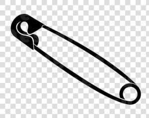 Black Safety Pins Png  Transparent Png