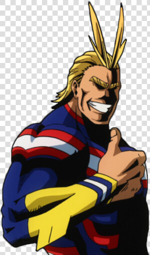 All Might Transparent   All Might Thumbs Up  HD Png Download