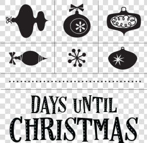 Countdown Transfer Dats Until Christmas Chalk Couture   Emblem  HD Png Download