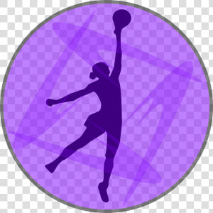 Netball Lilac Clip Art At Clker   Netball Png  Transparent Png