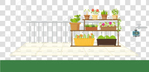 Balcony   Home Garden Irrigation System   Illustration  HD Png Download