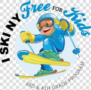 Kids Ski Free   Transparent Background Snow Skiing Clipart  HD Png Download