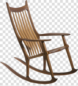 Terrasse En Ville Immobilier   Sam Maloof Rocking Chair Template  HD Png Download