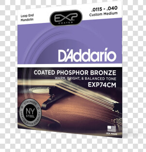 D Addario Phosphor Bronze Strings Coated  HD Png Download