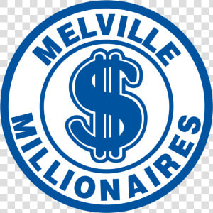 Melville Millionaires Baseball Logo  HD Png Download