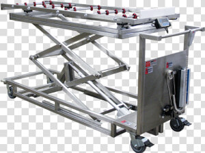 Portable Cadaver Scissor Lift With Rollers Class   Machine  HD Png Download