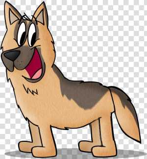 German Shepherd Clipart Clip Art   German Shepherd Mix Cartoon  HD Png Download