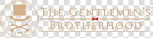 The Gentlemens Brotherhood Logo   Tan  HD Png Download