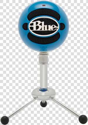 Blue Snowball Mic Blue  HD Png Download