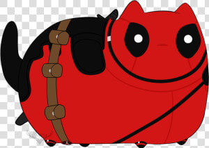 Deadpool Pusheen   Pusheen Deadpool  HD Png Download