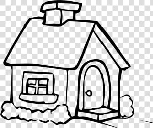 Clip Art Coloring Book Household Adult   Hut Clipart Black And White  HD Png Download