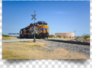 Satin Poster Railroad Crossing  HD Png Download