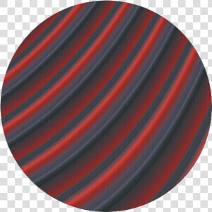 Glossy Red Gradient Stripes Round Mousepad   Circle  HD Png Download