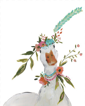 Boho Duck  art Print  Class Lazyload Lazyload Fade   Boho Duck  HD Png Download