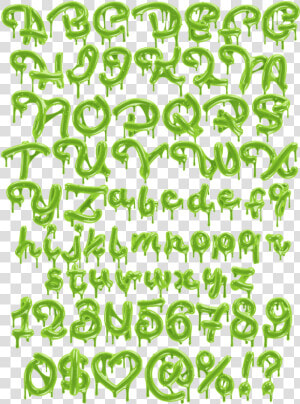 Toxic Green Font   Toxic Font  HD Png Download