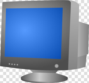 Computer Monitor output Device angle   Cathode Ray Tube Monitor Png  Transparent Png