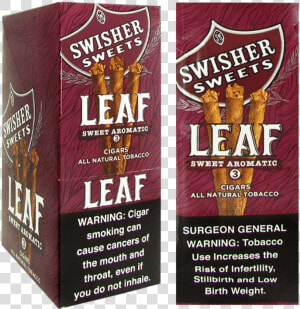 Swisher Sweets Leaf Sweet 10 3 Pouch   Swisher Sweets Leaf  HD Png Download