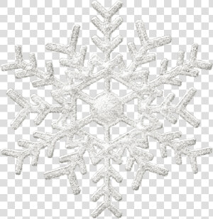 Transparent Black Snowflake Clipart   Transparent Background Silver Snowflake  HD Png Download