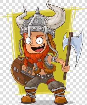 Redhead Viking Girl Cartoon  HD Png Download