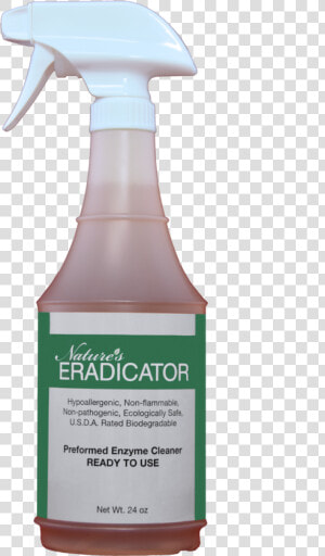 Nature S Eradicator Pre Formed Enzyme Cleaner   Bottle  HD Png Download