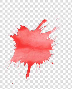 Red Paint Splotch Png  Transparent Png