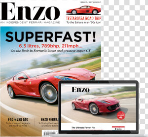 Ferrari Magazine Enzo  HD Png Download