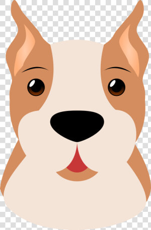 Simpsons Dog Clipart Clipartcow   Dog Face Vector Png  Transparent Png