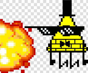 Pixel Art Bill Cipher  HD Png Download