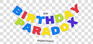 The Birthday Paradox Experiment   Birthday Paradox  HD Png Download