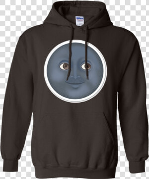 Moon Emoji T shirt Face Sun Stars Space Sky Dark Night   Hoodie  HD Png Download