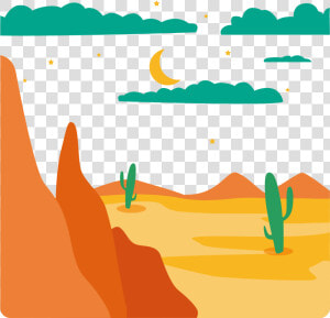 Desert Clipart Desert Mountain   Mountain Desert Clip Art  HD Png Download